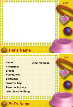 MyTradingCards.com - Make Your Own Pets Trading Cards